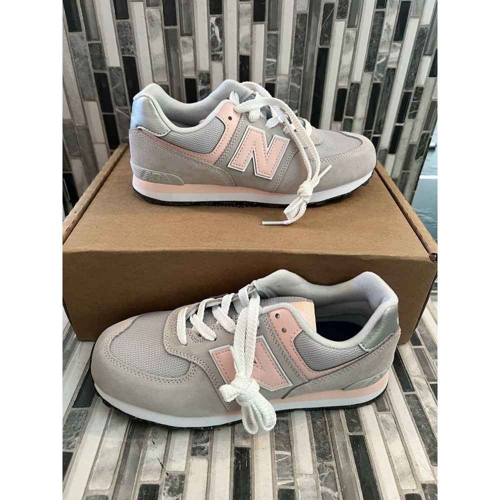 New Balance Kids Grey and Pink Rain & Snow Boots Style Sneakers